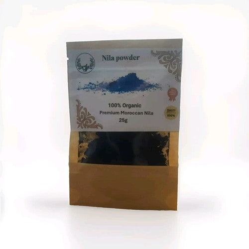 100% Authentic Natural Moroccan Blue Nila Powder 25g.Wholesale Available