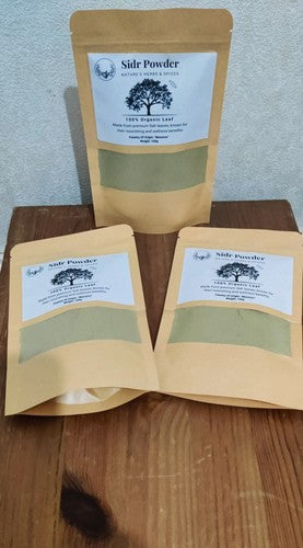 Premium & 100% Pure Moroccan Sidr Powder for Hair Loss Growth Skin 100g سدر