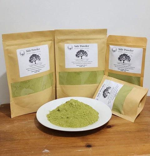 Premium & 100% Pure Moroccan Sidr Powder for Hair Loss Growth Skin 100g سدر