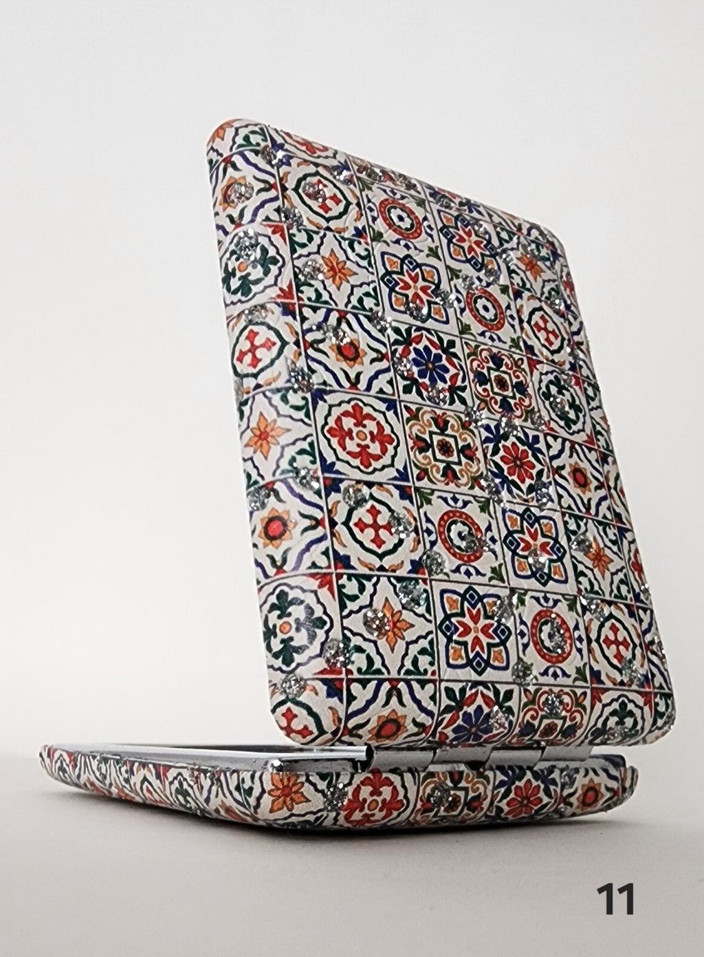 Authentic Moroccan women's multi-shaped/multi-sized mirrors for outdoor use.