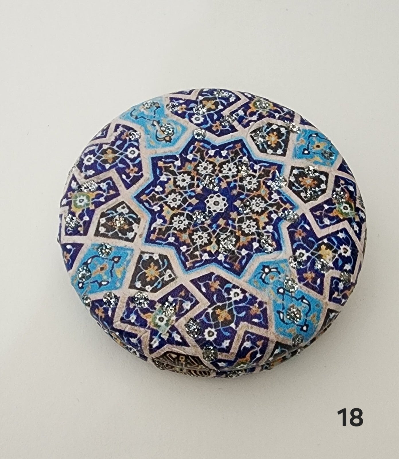 Authentic Moroccan women's multi-shaped/multi-sized mirrors for outdoor use.