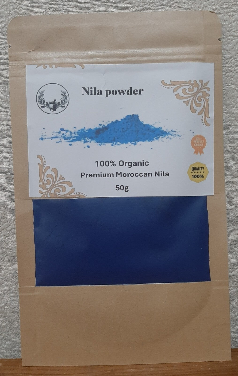 100% Authentic Natural Moroccan Blue Nila Powder. Wholesale Available