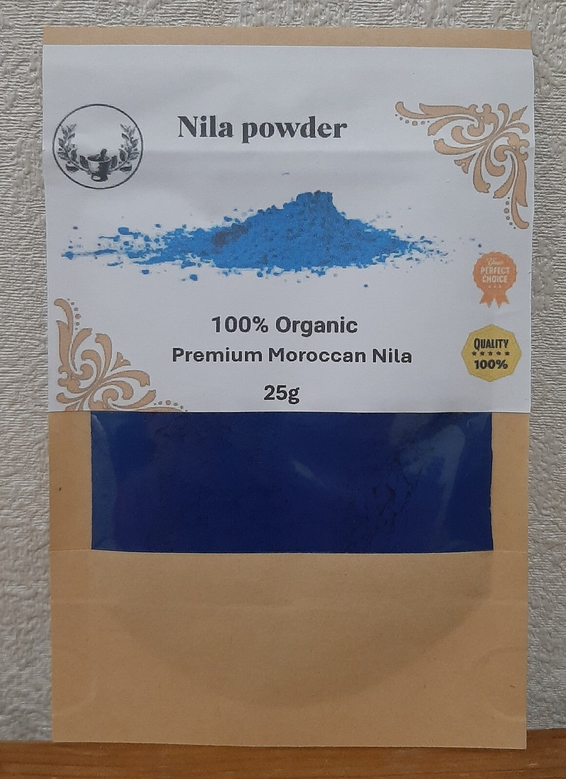 100% Authentic Natural Moroccan Blue Nila Powder. Wholesale Available