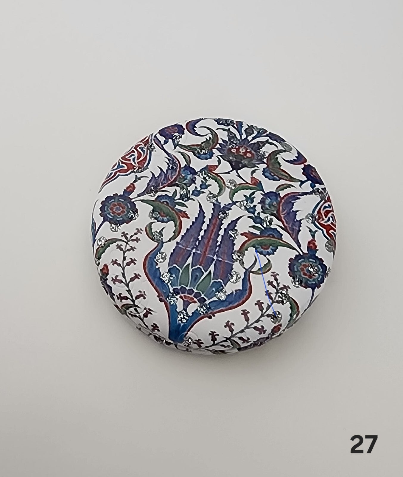 Authentic Moroccan women's multi-shaped/multi-sized mirrors for outdoor use.