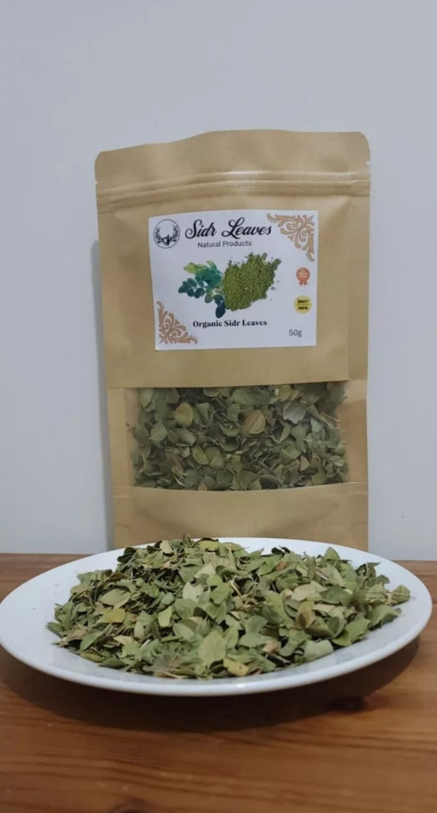 Premium & 100% Pure Moroccan  dried Sidr leaves . سدر مغربي طبيعي