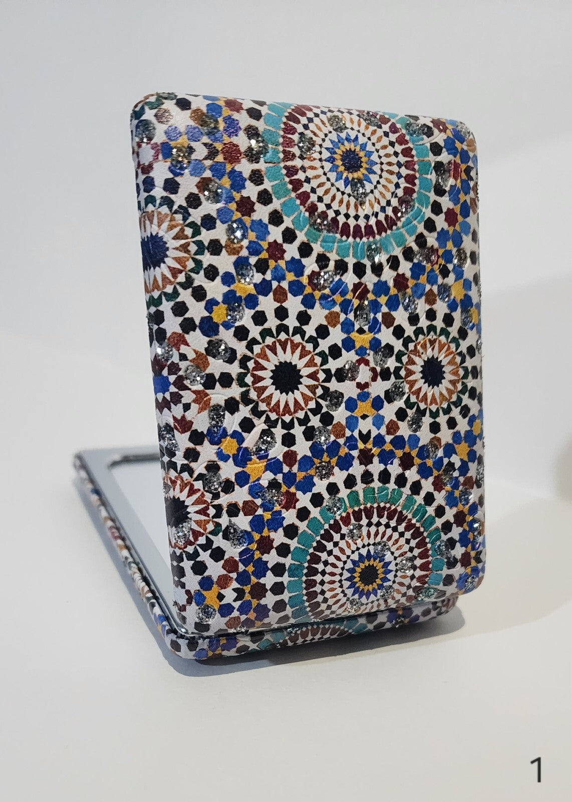 Authentic Moroccan women's multi-shaped/multi-sized mirrors for outdoor use.