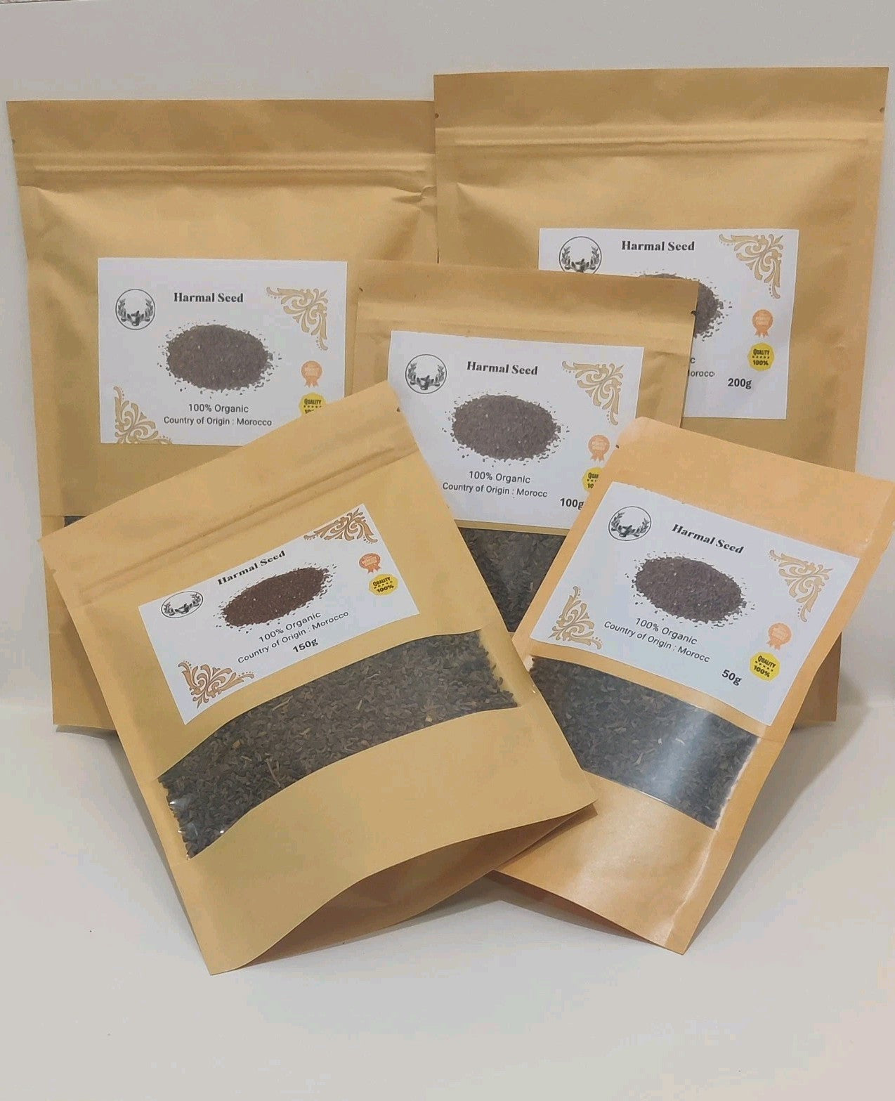 Premium Harmala Seeds Harmal Natural Wild Rue Moroccan Herb بذور الحرمل المغربي