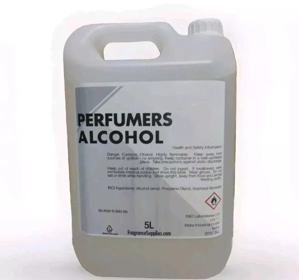 5 Litres of Perfumers Alcohol - DIY Perfumes & Home Fragrances - Made in the UK!